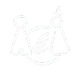 Illustration blanche de deux personnages stylisés symbolisant le parrainage au sein d'Actual.